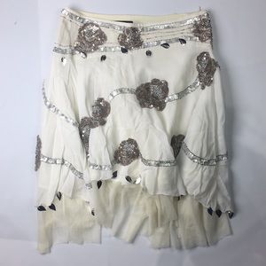 Basil & Maude Beaded Skirt